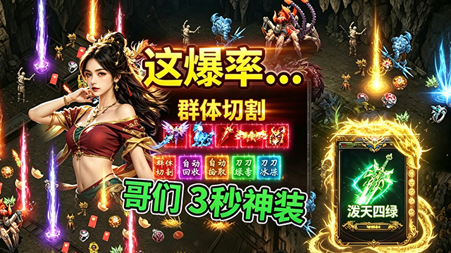 传奇高爆打金手游合集-复古1.76单职业-装备交易散人打金推荐
